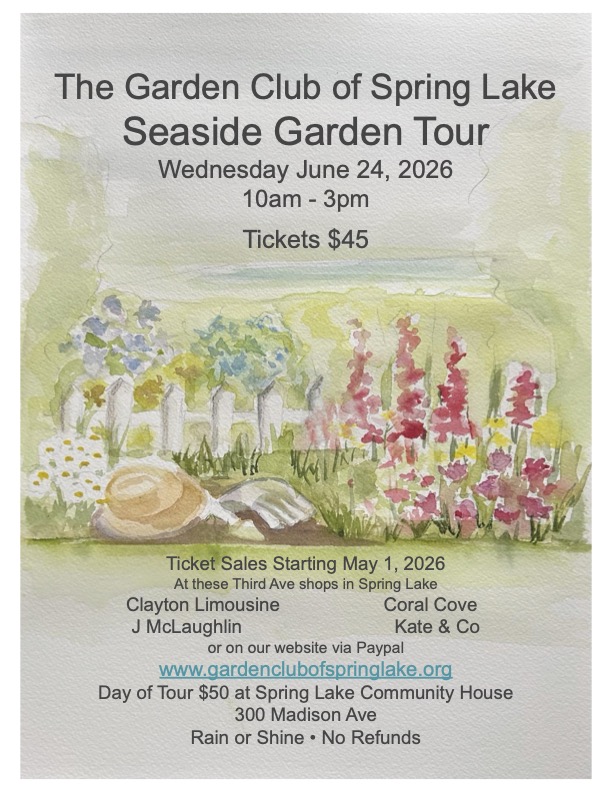 Seaside garden tour 2026
