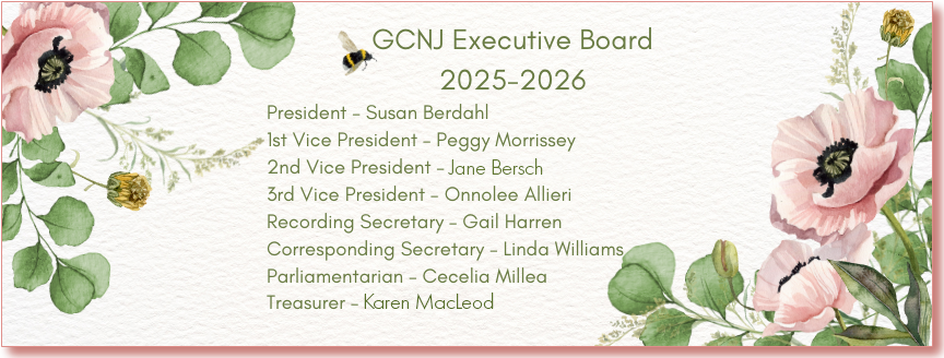 Garden Club of NJ Officers